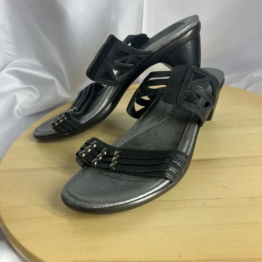 Naot Shoes  Womens Eur 40 US 9 Afrodita Sandals silver Gray Leather Low Heels